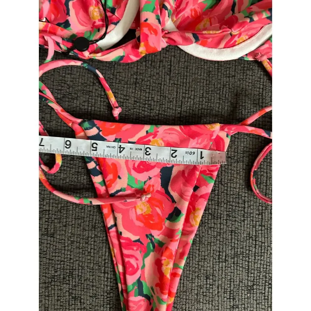 Skatie Katie Top Elsa Bottom Set in Winnetka Floral Print Womans XS/S NWT